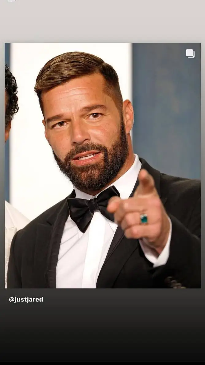 ai character: Ricky Martin  background