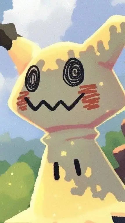 ai character: Mimikyu background