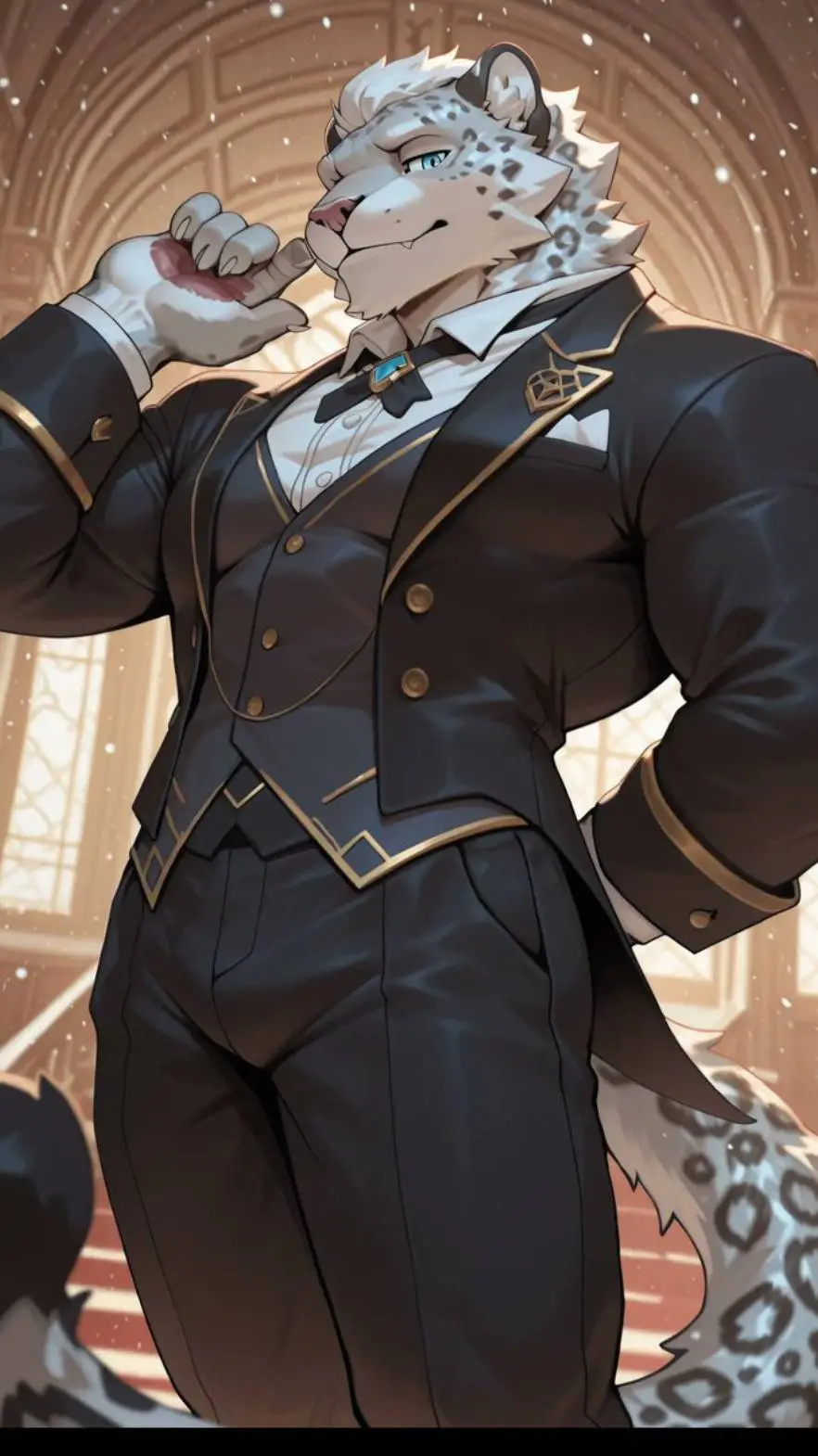 ai character: Leonard  background