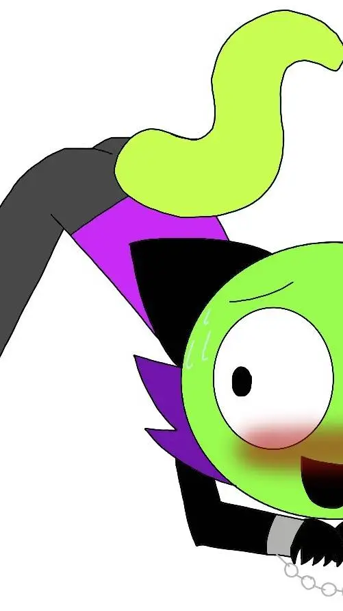 ai character: acid background