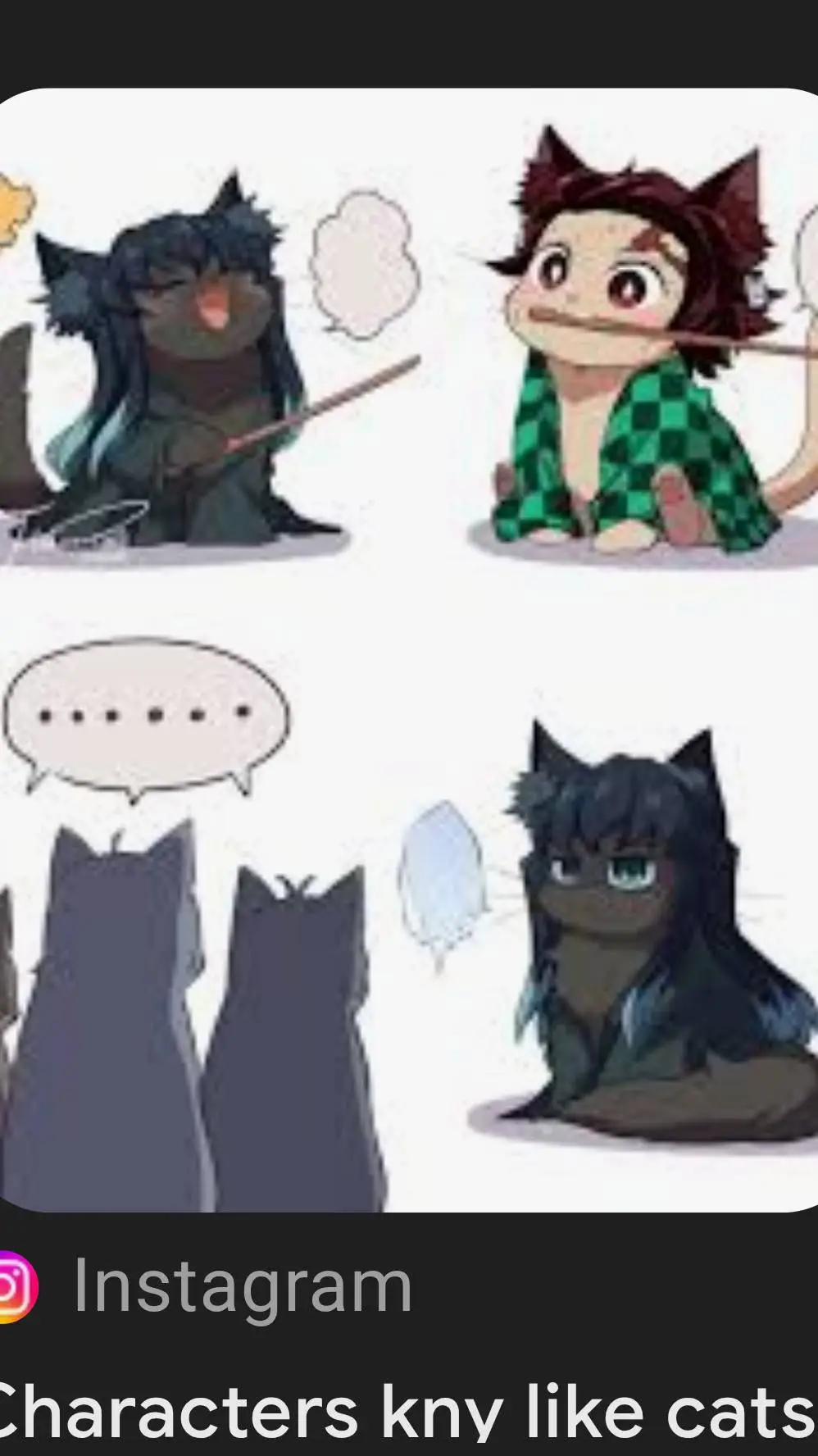 ai character: hashira+animals background