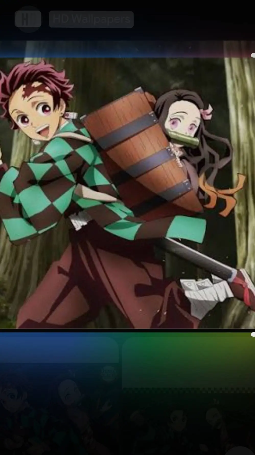 ai character: demon slayer background