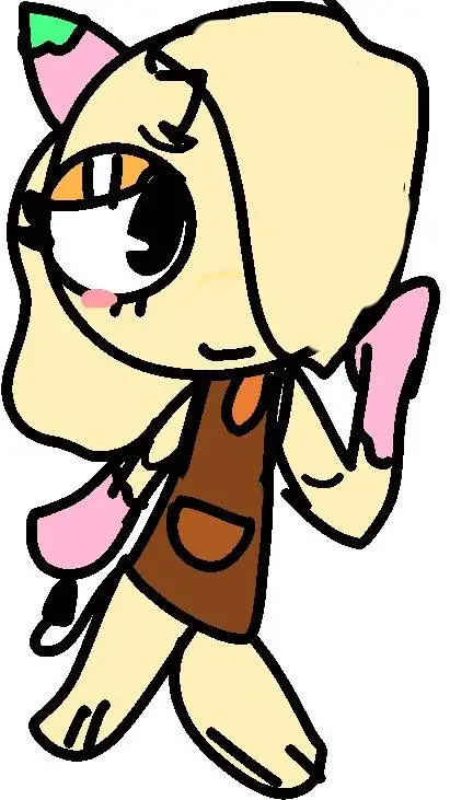 ai character: milky (dandy world background