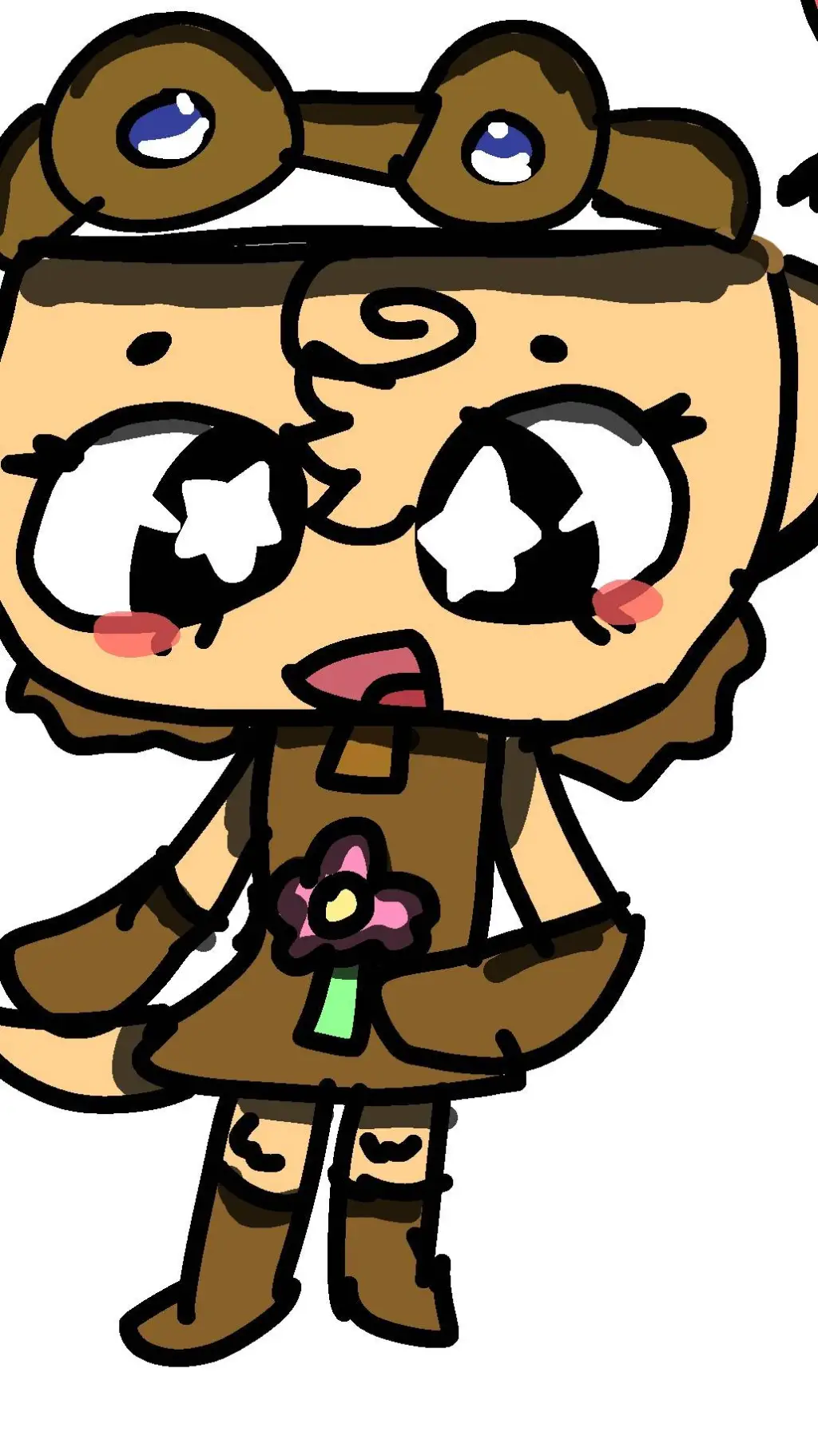 ai character: dandy world hate u background