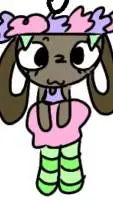 ai character: dw but cookiehug?! background
