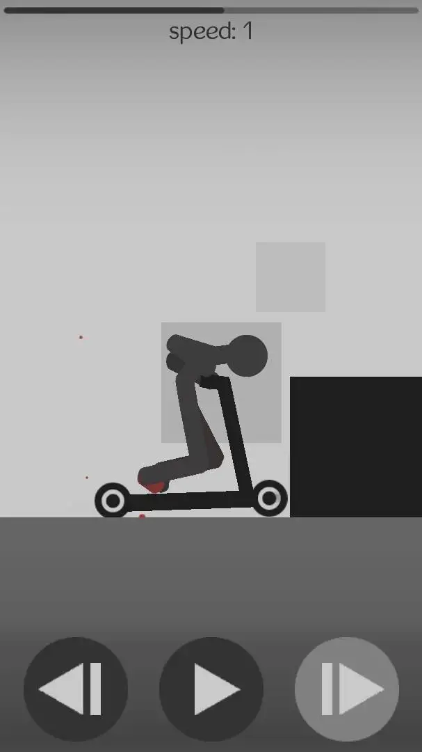 ai character: stickman dismounti background