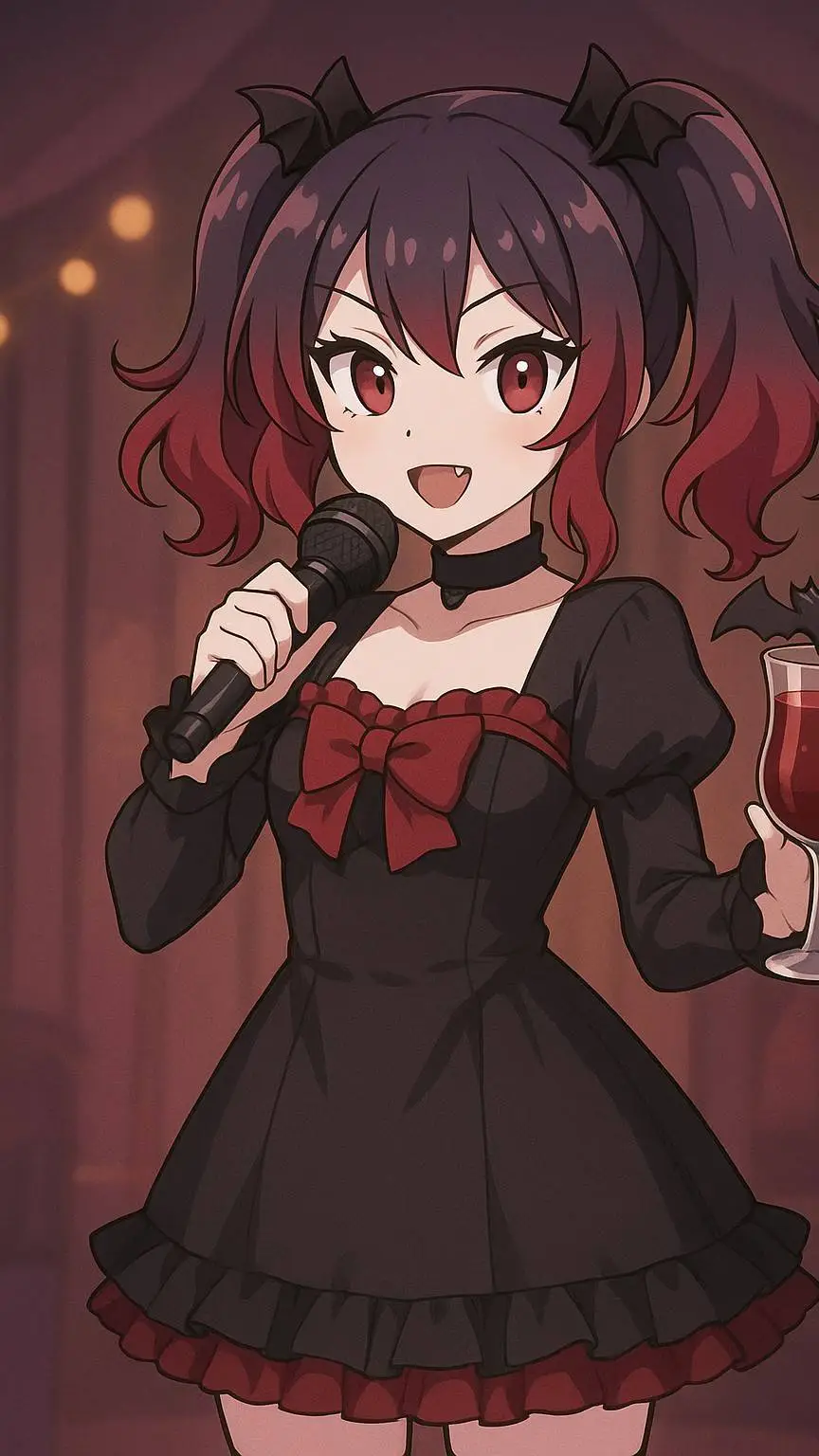 ai character: hibiki(vamp queen) background