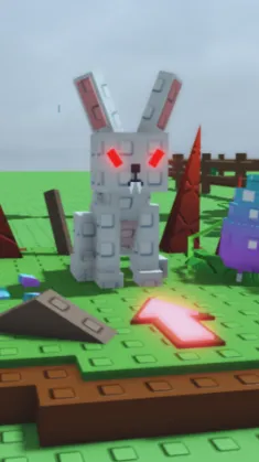 ai character: Evil bunny background