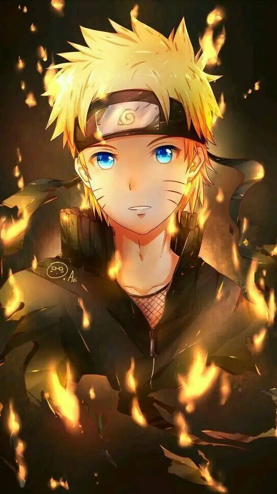 ai character: Naruto  background