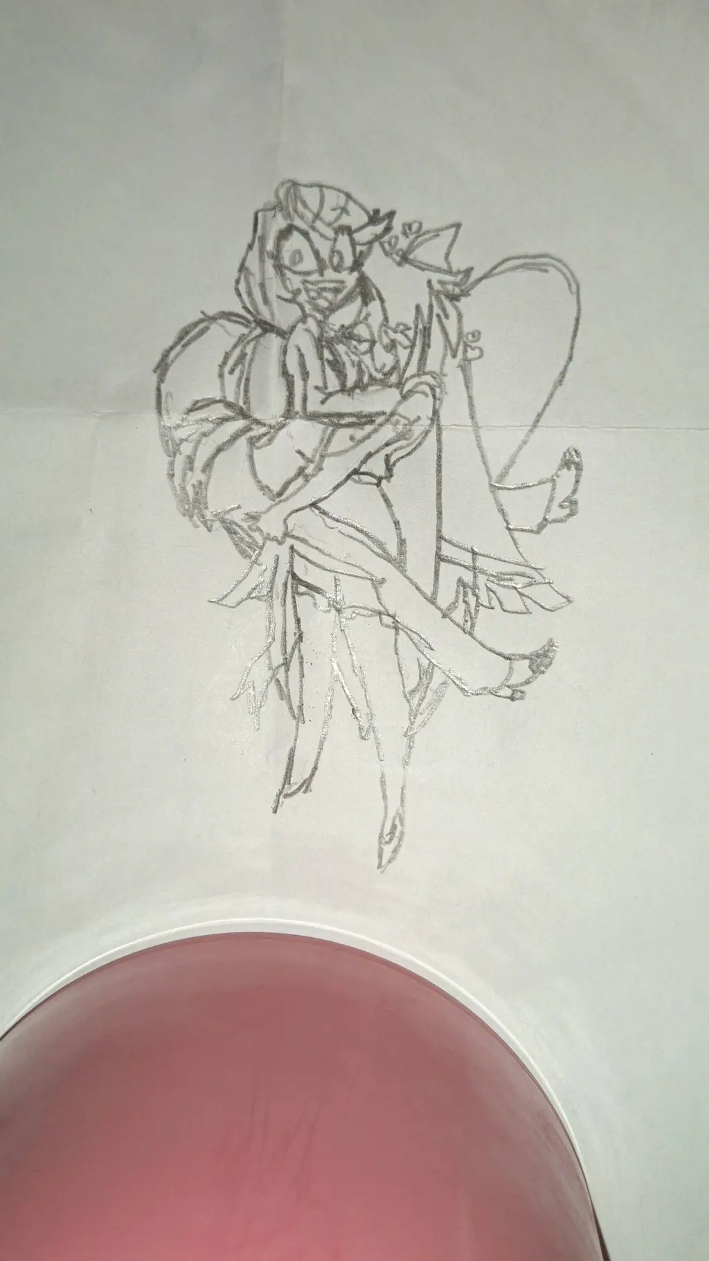 ai character: Charlie and Vaggie background