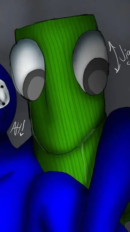 ai character: super freaky green background