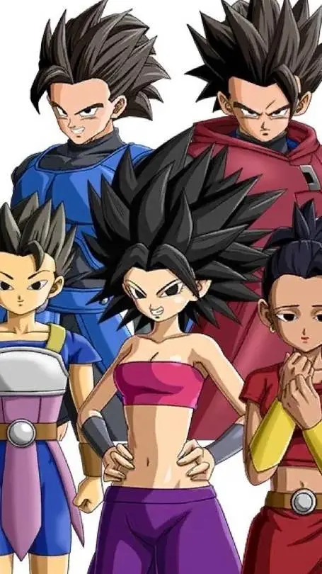 ai character: la famiglia saiyan background