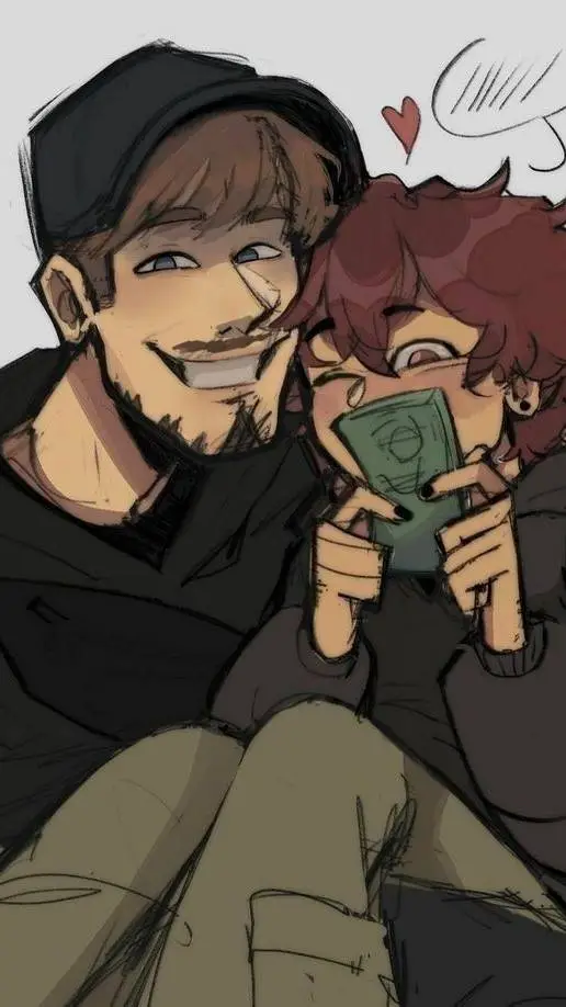 ai character: Mr Beast x Karl background