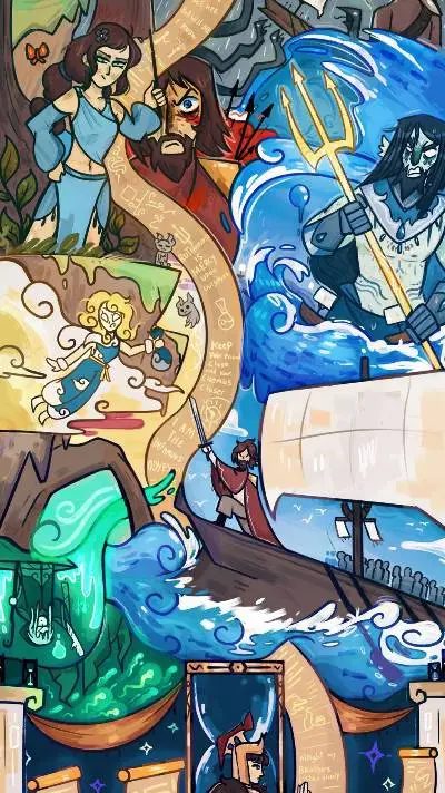 ai character: odyssey ship background