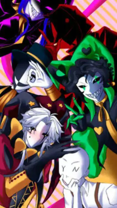 ai character: freak circus. background