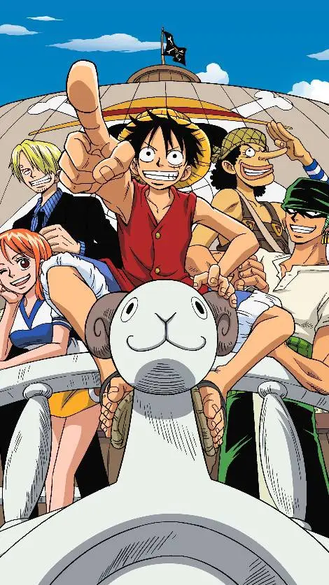 ai character: one piece. background