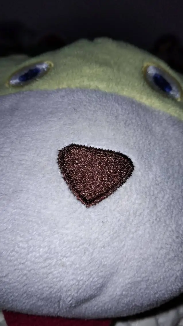 ai character: peluche furry  background