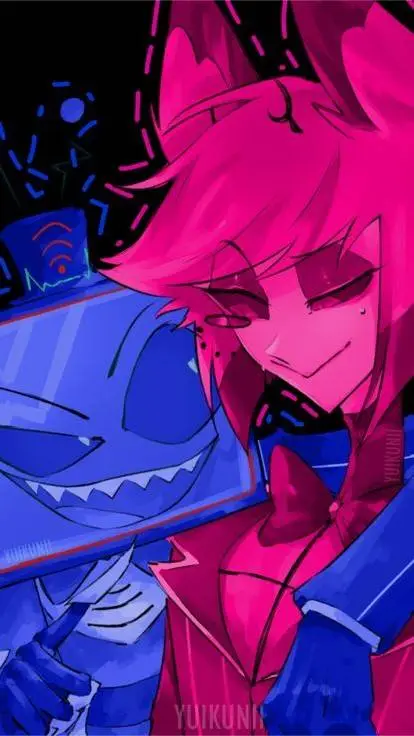 ai character: Radiostatic  background