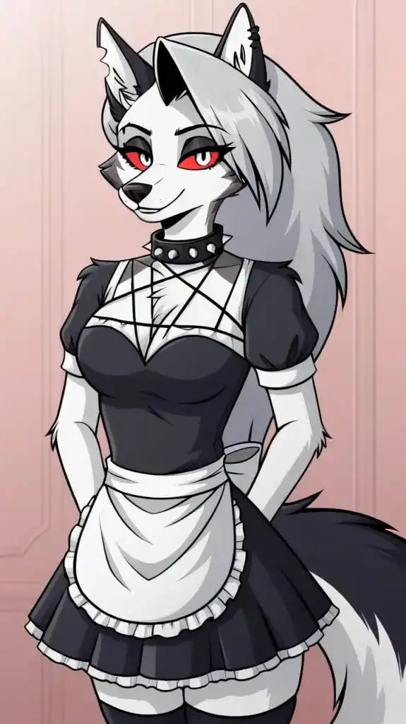 ai character: Loona -Maid- background