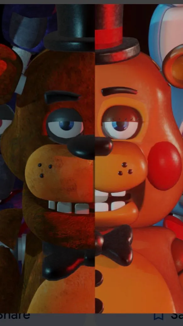 ai character: Fnaf 2 x fnaf 1 background