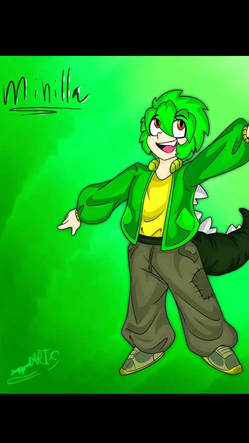 ai character: minilla background