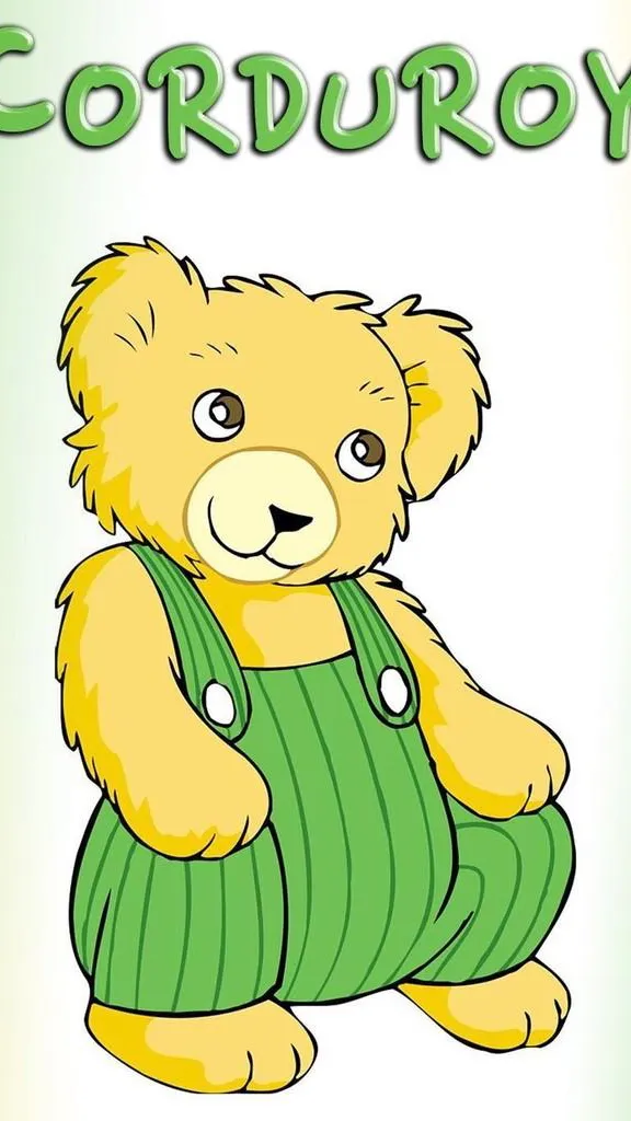 ai character: 🧸Corduroy🧸 background