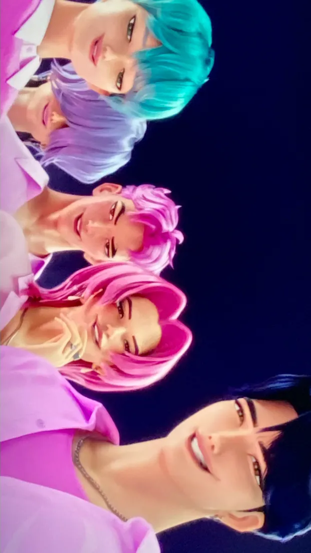 ai character: K-pop D Hunters 2  background