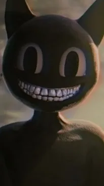 ai character: Cartoon cat Q&A background