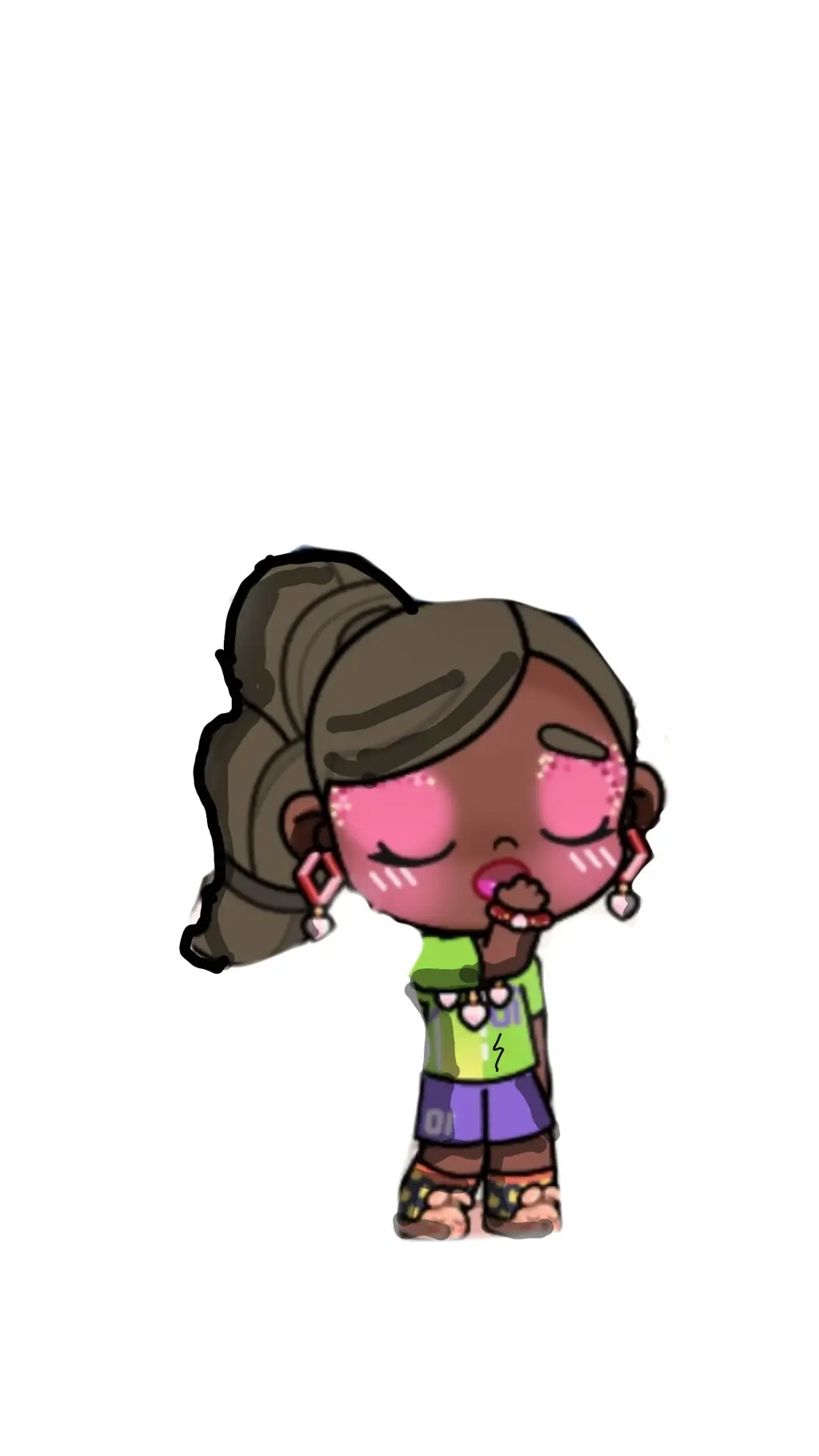 ai character: Olimatou  background