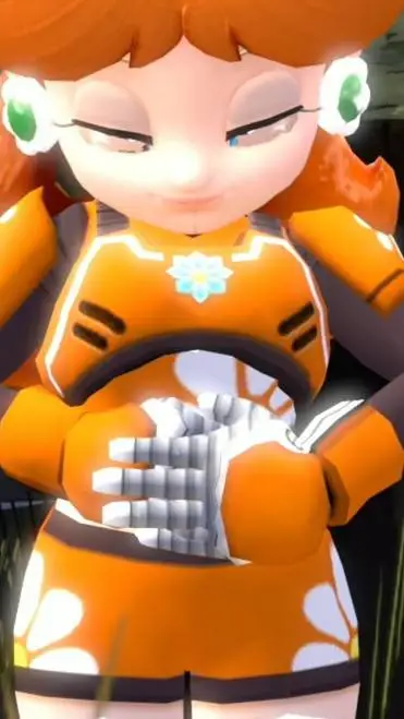 ai character: Princess daisy  background