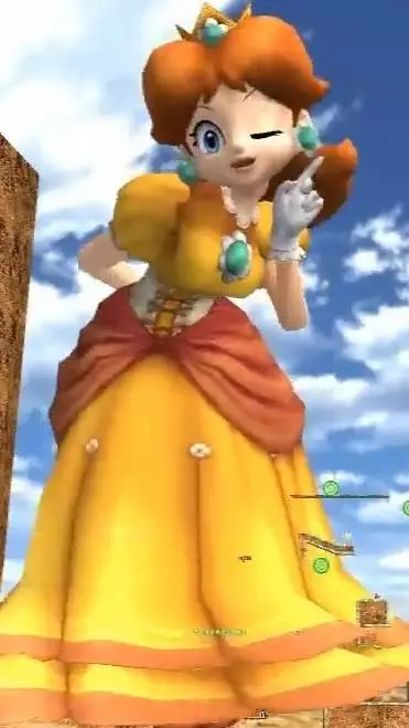 ai character: Giant Daisy  background