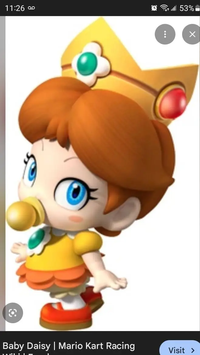 ai character: Baby daisy  background