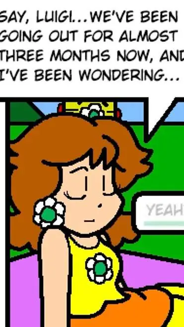 ai character: Daisy ask mario background