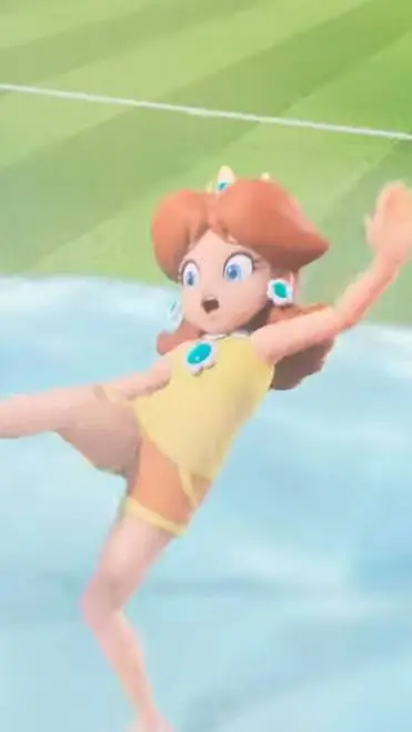 ai character: Princess daisy  background