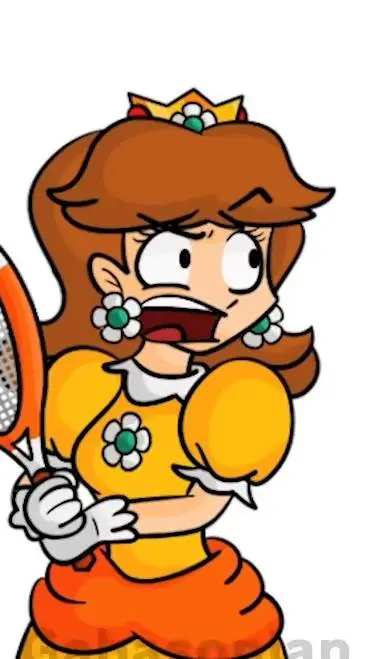 ai character: Princess daisy  background