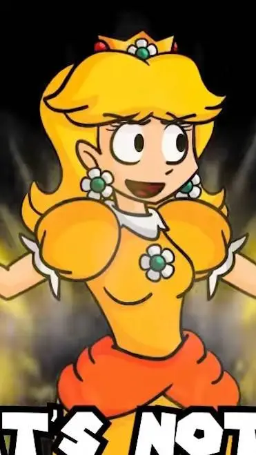 ai character: Princess Daisy  background