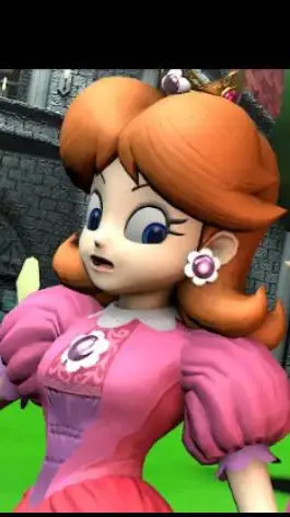 ai character: princess daisy  background