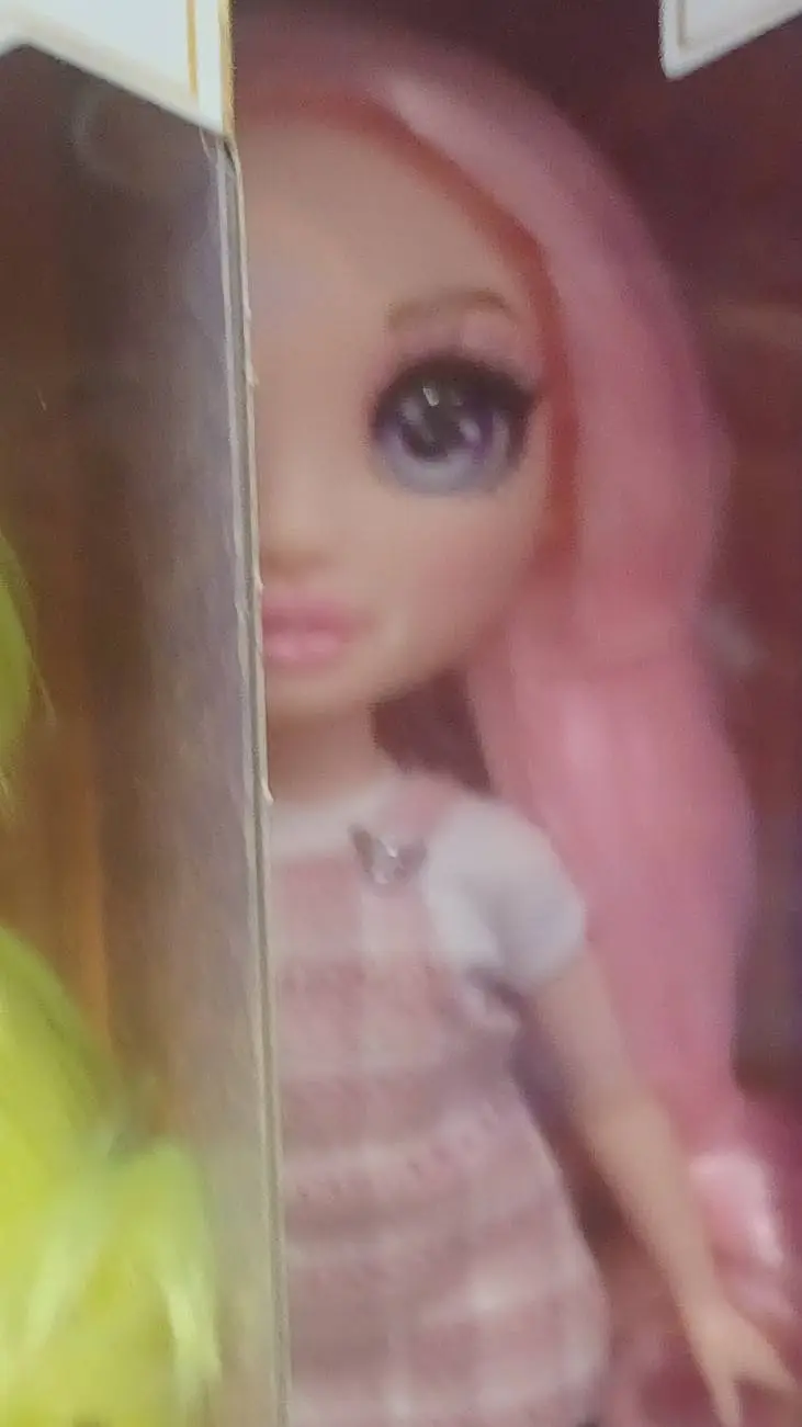 ai character: rainbow high doll background