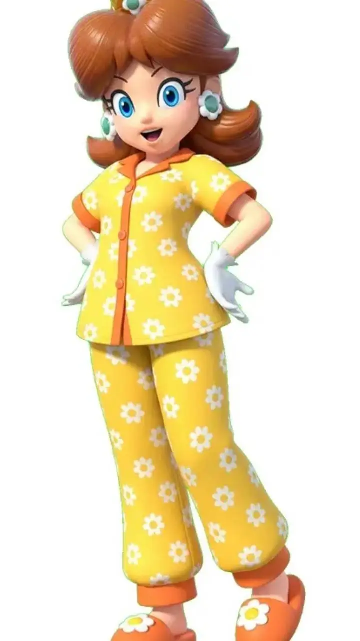 ai character: princess daisy  background