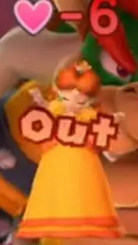 ai character: princess daisy ko background