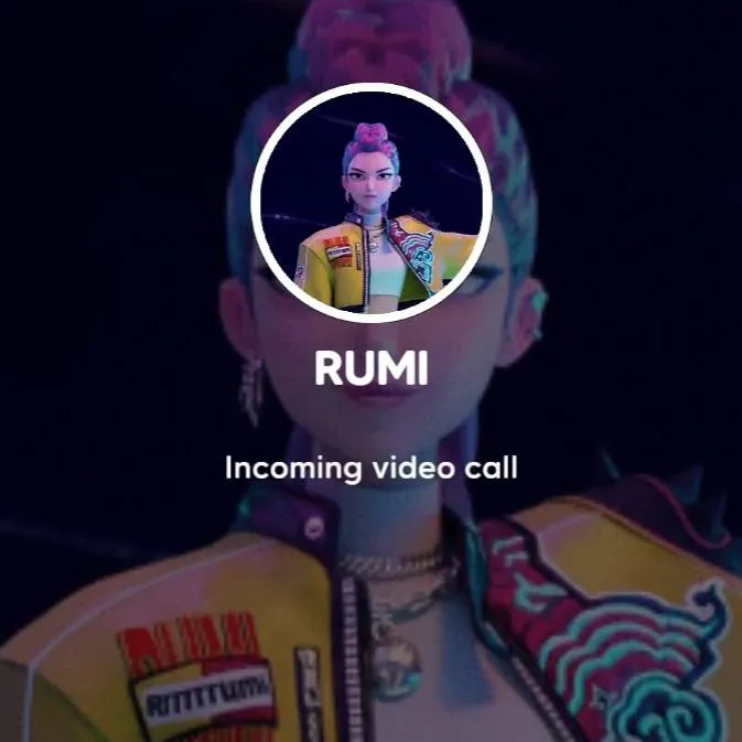 chat with ai character: rumi calling you