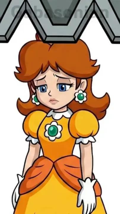 ai character: princess daisy  background