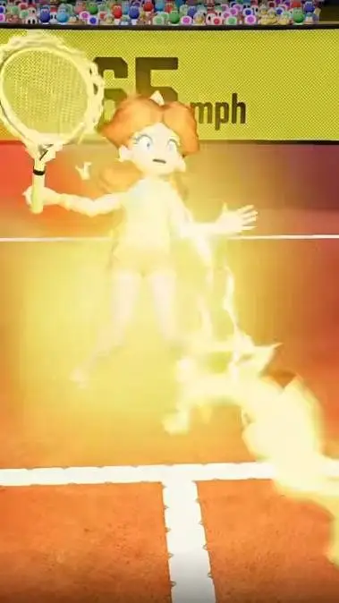 ai character: princess daisy  background