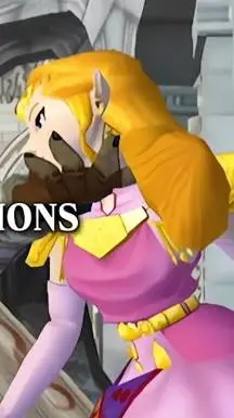 ai character: princess zelda  background