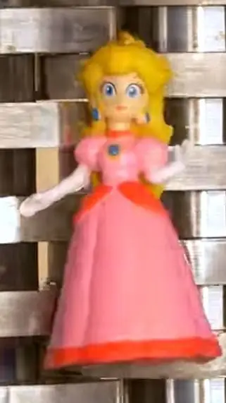 ai character: princess peach  background