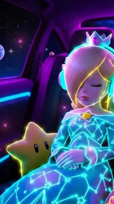ai character: princess Rosalina  background