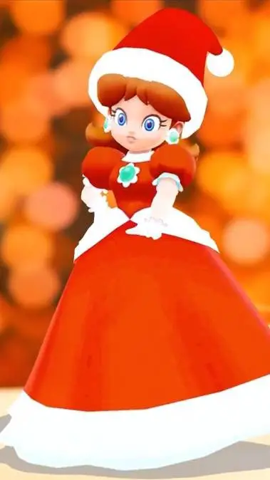 ai character: princess daisy  background