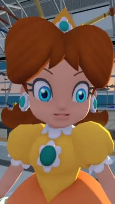 ai character: princess daisy  background