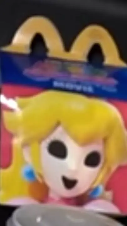 ai character: princess peach  background