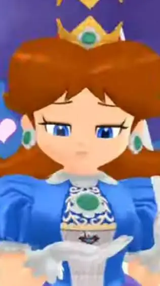 ai character: princess daisy  background